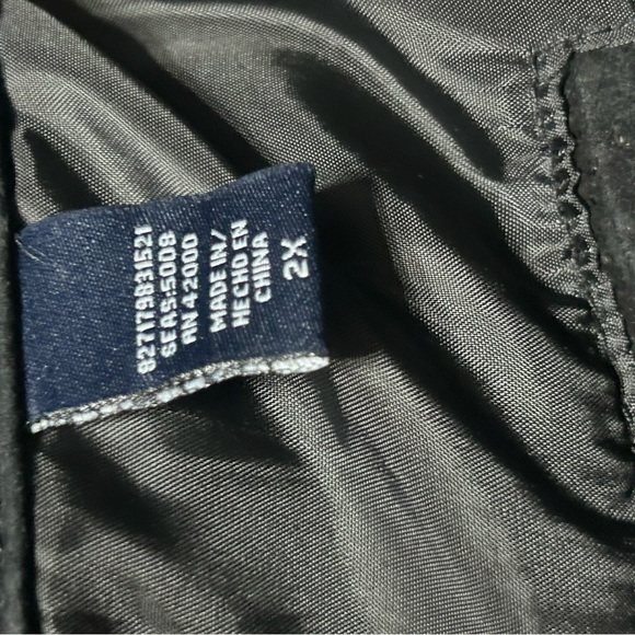 Knightsbridge Black Genuine Leather Jacket Men’s Size 2X Bomber Style - Picture 6 of 10